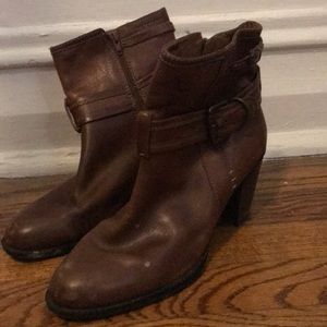 Brown ankle boots